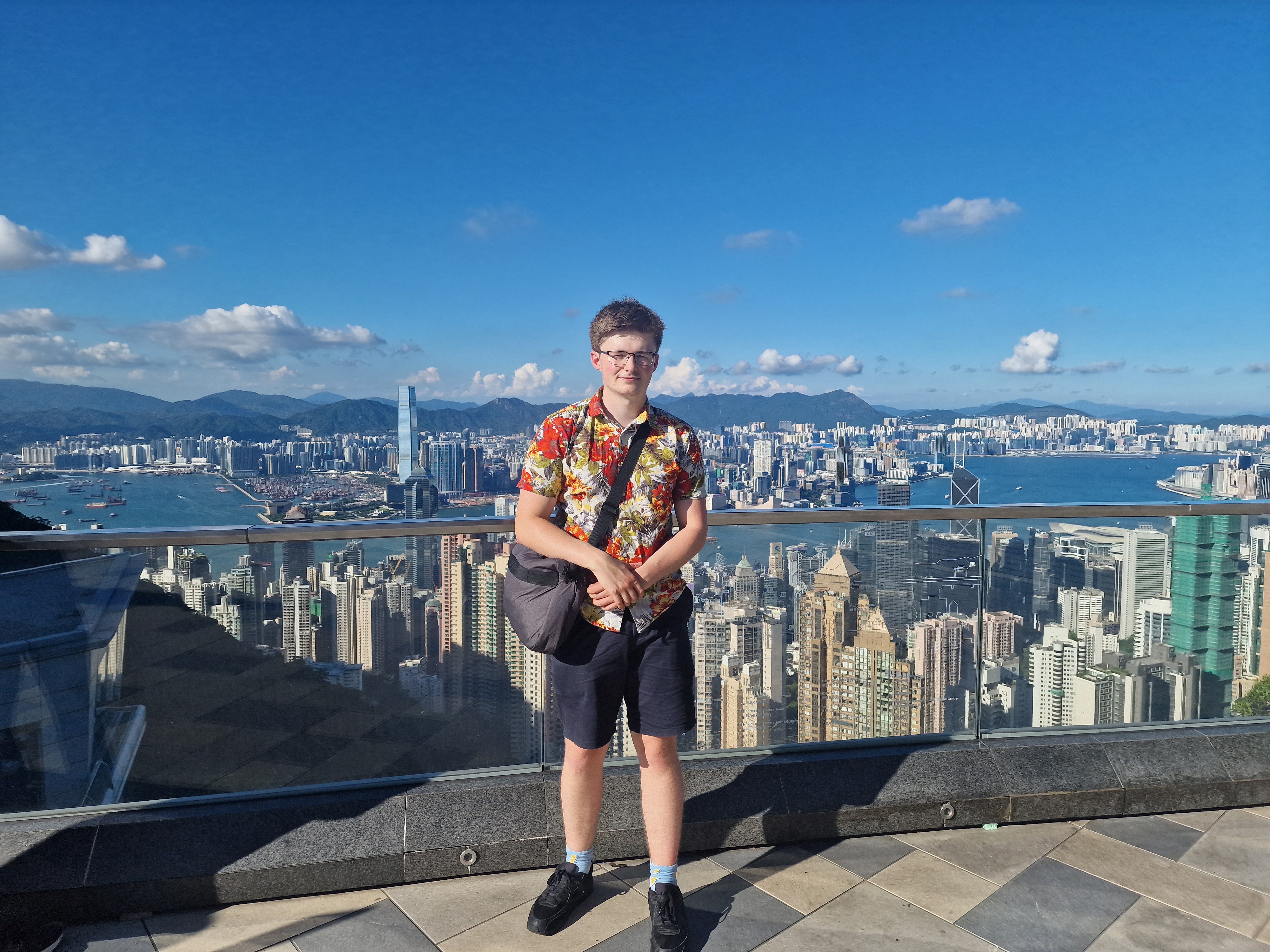 View from Victoria Peak in Hong Kong
